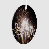 White and Gold Fireworks I Patriotic Celebration Ornament (Vorderseite)