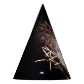 White and Gold Fireworks I Patriotic Celebration Partyhütchen (Links)