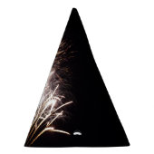 White and Gold Fireworks I Patriotic Celebration Partyhütchen (Rechts)