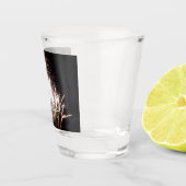 White and Gold Fireworks I Patriotic Celebration Schnapsglas (Rechts)