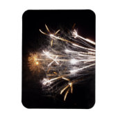 White and Gold Fireworks II Patriotic Celebration Magnet (Vertikal)