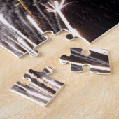 White and Gold Fireworks II Patriotic Celebration Puzzle (Seite)