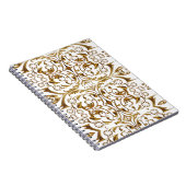 White and Gold Luxury Notebook Notizblock (Rechte Seite)