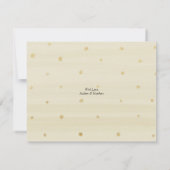 White and Gold Pumpkin Dankeschön Karte (Rückseite)