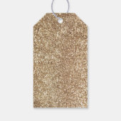 White and Gold Pumpkin Fall Sip Hooray Geschenkanhänger (Rückseite)