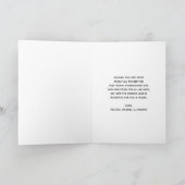 White and Gold Pumpkins Watercolor Erntedank Karte (Innenseite)