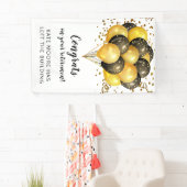 White and Gold Retirement Banner (Insitu)