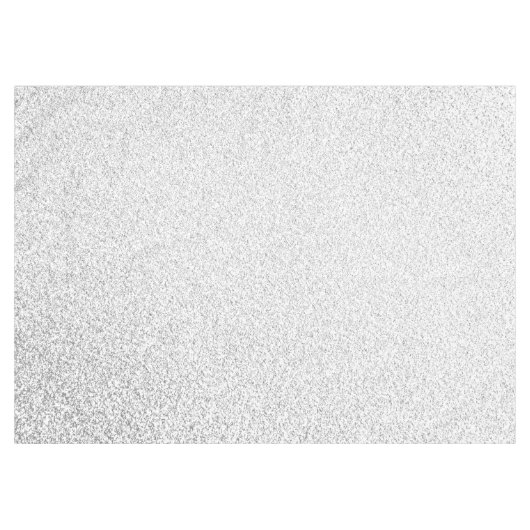 White and Gray Sparkle Tischdecke (Vorderseite (Horizontal))