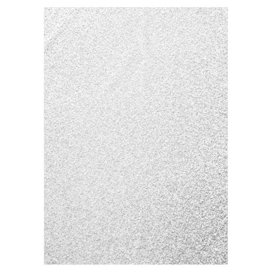 White and Gray Sparkle Tischdecke (Vorderseite)