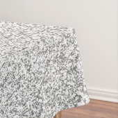 White and Gray Sparkle Tischdecke (Beispiel)