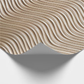 White and gray striped textile geschenkpapier (Ecke)