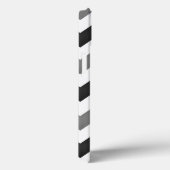 White and Grey Zickzack Zigzag Case-Mate iPhone Hülle (Rückseite / Rechts)