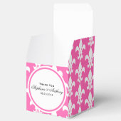 White and Hot Pink Lilie Vielen Dank Geschenkschachtel (Geöffnet)