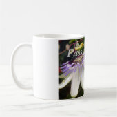 White and Mauve Passion Blume Kaffeetasse (Links)