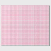 White and Pink Cane Webbing Geschenkpapier (Flach)