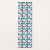 White And Pink Lotus Yoga Mat Yogamatte (Vorderseite)