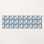 White And Pink Lotus Yoga Mat Yogamatte (Vorderseite (Horizontal))