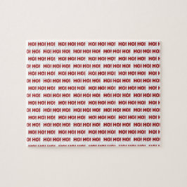 White and Red HO Ho HO Weihnachten Puzzle