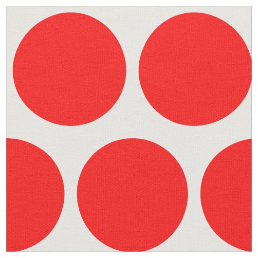 White and Red Polka Dot Stoff (Nahaufnahme)