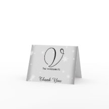 White and Silver Snowflake Wedding Danke