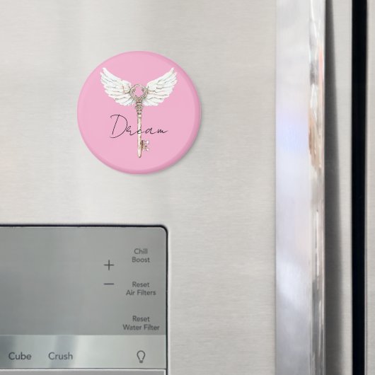 White Angel Feathers Key Magnet (In Situ (Kühlschrank))