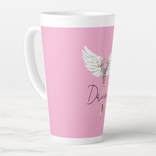 White Angel Feathers Key Milchtasse (Linke Ecke)