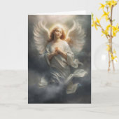 White Angel Karte (Gelbe Blume)