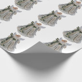 White Angel Wrapping Paper Geschenkpapier (Ecke)
