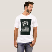 White Anonymous Psychoanalysts Teddy Bear Graphic T-Shirt (Vorne ganz)
