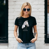 White Appaloosa Pferd Portrait Cowgirl Reiter T-Shirt