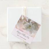 White Apple Blossom Fotograf Muttertag Geschenkanhänger (Beispiel)