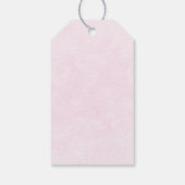 White Apple Blossom Fotografie Danke Geschenkanhänger (Rückseite)