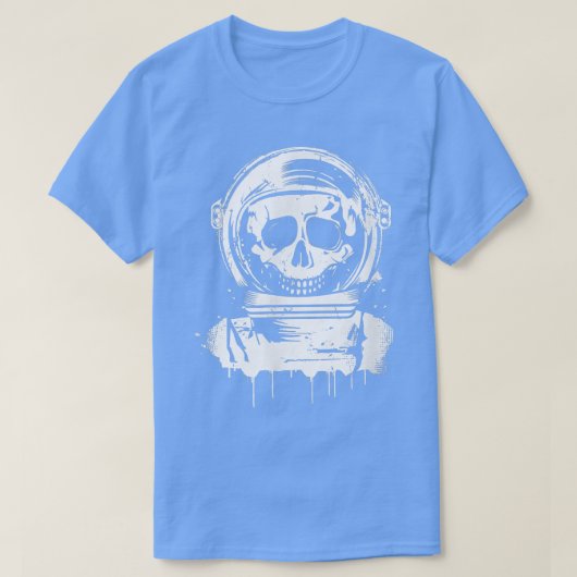 White astronaut graffiti T-Shirt (Design vorne)