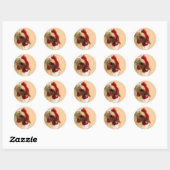 White Australorp Hen Sticker (Blatt)