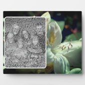 White Azalea Blume Kreieren Sie Ihr eigenes Foto Fotoplatte (Vorderseite)