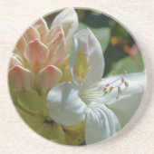 White Azalea Floral Drink Untersetzer (Vorne)