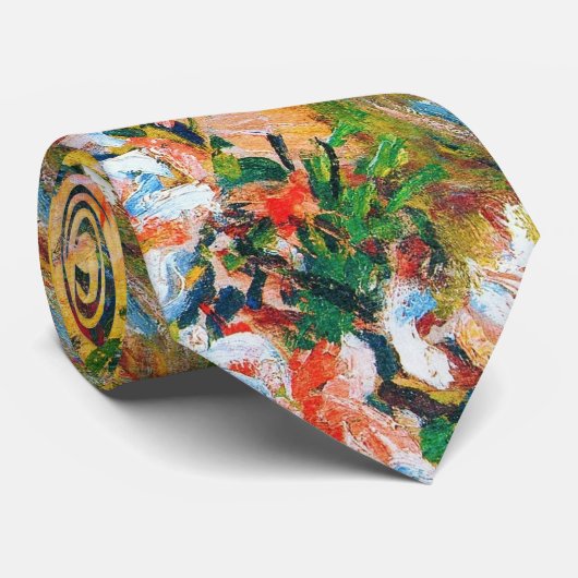 White Azaleas in einem Pot 1885 Claude Monet Blume Krawatte (Gerollt)