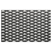 White B-2 Spirit Stealth Bomber Muster auf schwarz Stoff (Fat Quarter (45,7 x 55,9 cm))