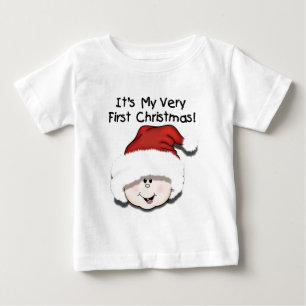White Baby 1. Weihnachten T-shirt
