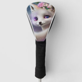 White Baby Fox Golf Headcover