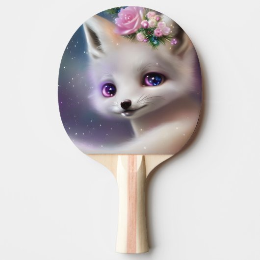 White Baby Fox Tischtennis Schläger (Vorderseite)
