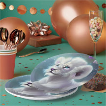 White Baby Lion Cub Fantasy