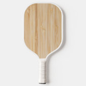 White Bamboo Pickleball Schläger (Rückseite)