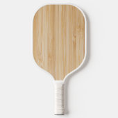 White Bamboo Pickleball Schläger (Vorderseite)