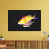 White Bar Anthias Leinwanddruck (Insitu (Wohnzimmer))