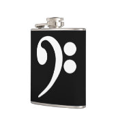 White Bass Clef Flachmann (Links)