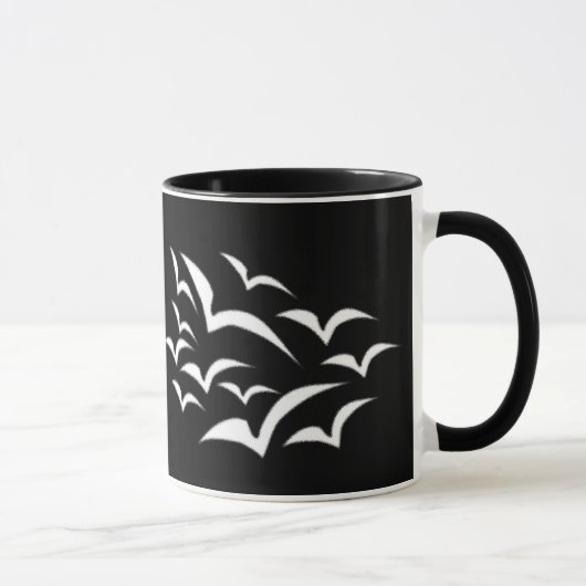 White Bat Cloud-Tasse Tasse (Rechts)