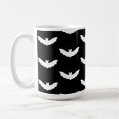White Bat Halloween-Tasse Kaffeetasse (Links)