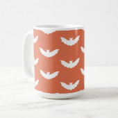 White Bat Halloween-Tasse Kaffeetasse (Vorderseite Links)