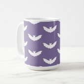 White Bat Halloween-Tasse Kaffeetasse (Vorderseite Links)